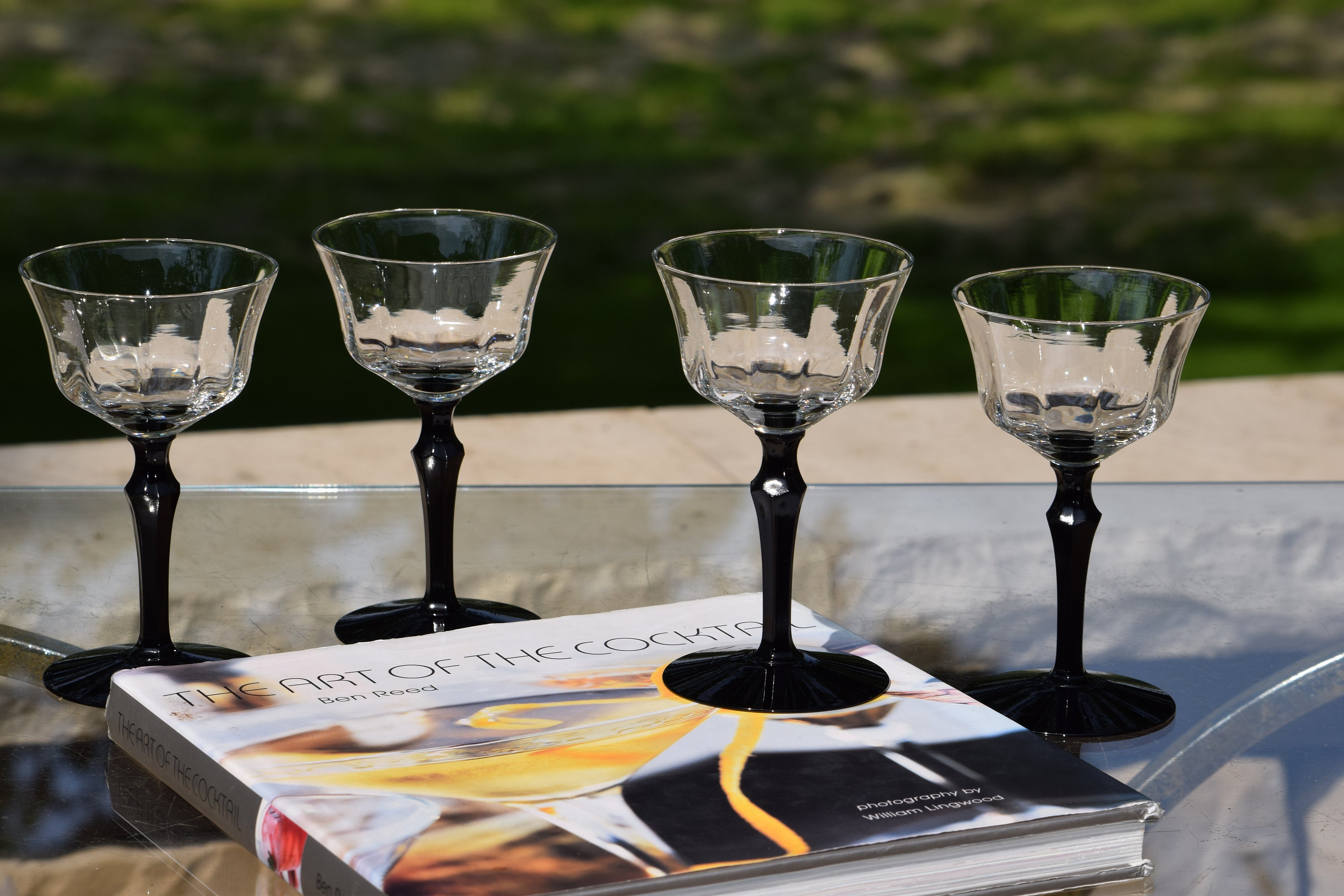 Vintage 4 oz clearance martini glasses