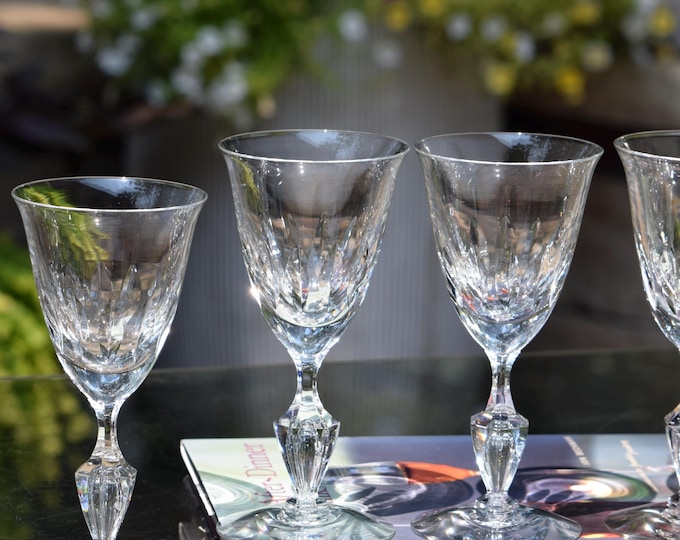 SIP Your Ports In STYLE!  4 Vintage Port Wine Glasses ~ Cordial, Tiffin Franciscan 1960's 4 oz After Dinner Dessert Wine Glass, Wine Tasting
