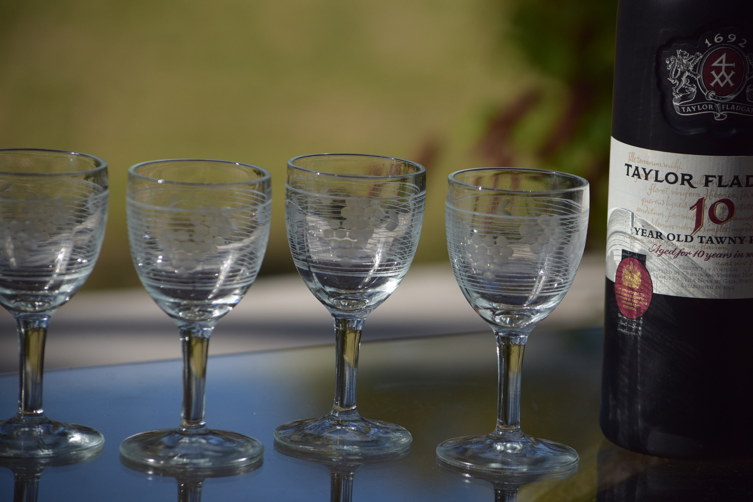 Mid-Century Port Wine Glasses - Set of 5