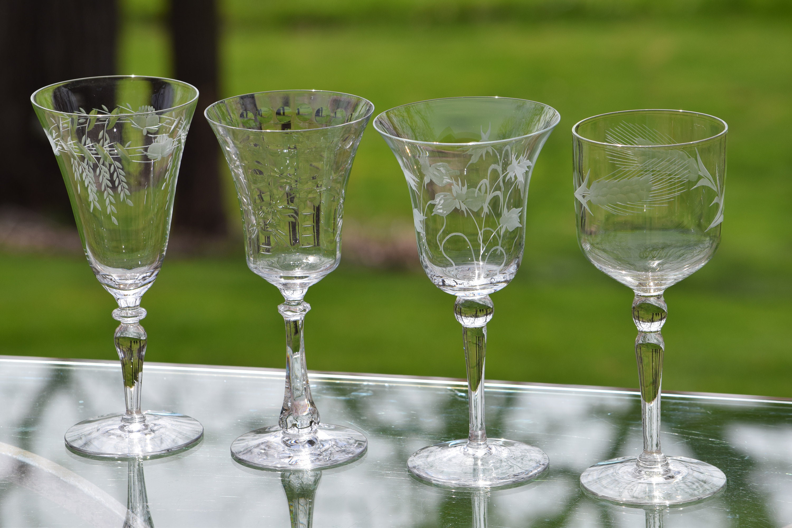 etched wine glasses etched wine glasses