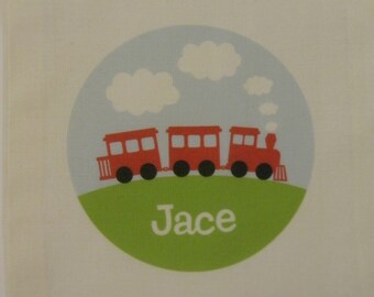 Train Favor Bags, Train Party Favor Bags, Train Gift Bags, Train Personalized Party Favor Bags, Train Party Muslin Bags, Party Bags