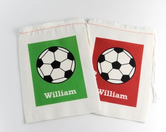 Soccer Favor Bags, Soccer Party Favor Bags, Soccer Personalized Favor Bags, Soccer Favor Bags, Partry Bags Soccer, Soccer Bags