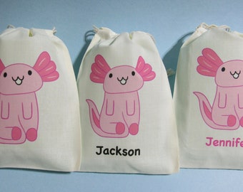 Axoloti Party, Axoloti Favor Bags, Axoloti Party Favor Bags, Axoloti Personalized Favor Bags, Axoloti Bags, Axoloti Party Favors