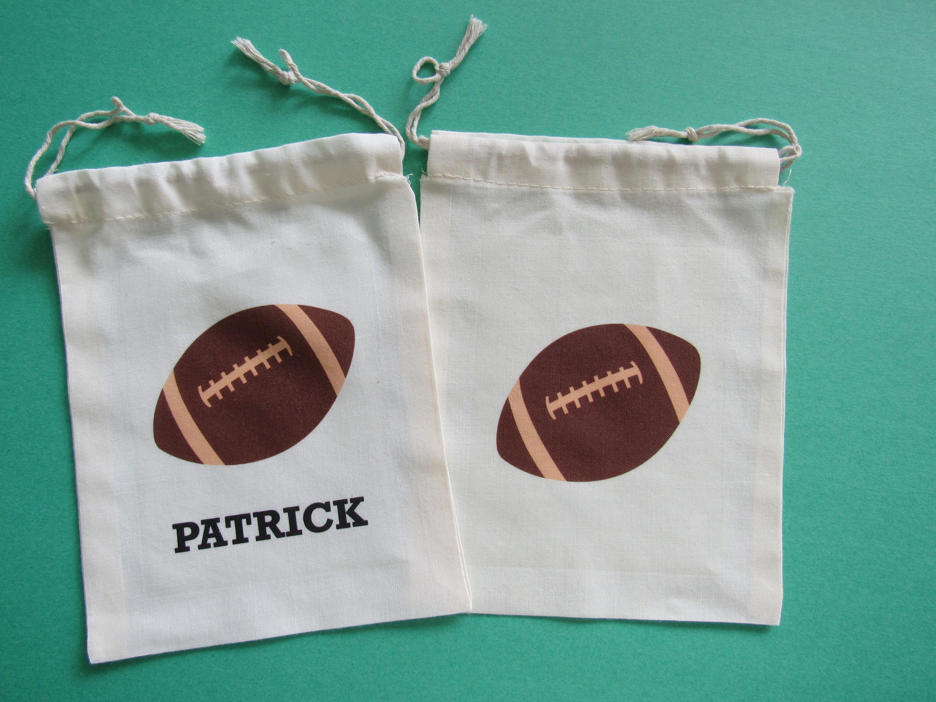 Football Party Football Favor Bags Football Personalized Etsy