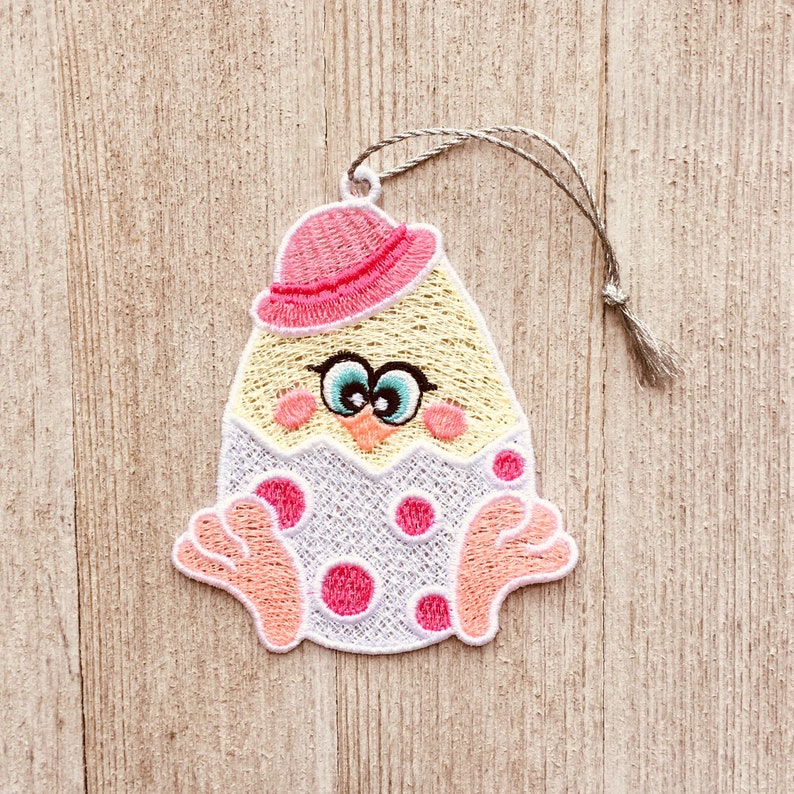Easter Egg Tree Ornaments Set Of 6 Easter Decorations Etsy