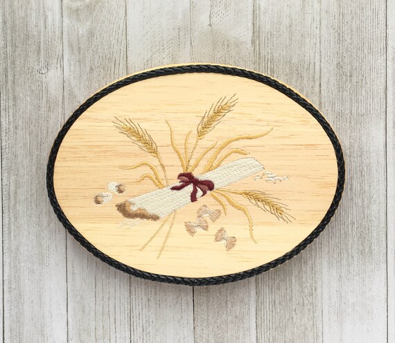 Italian Tuscan Kitchen Wall Decor Italy Food Art Balsa Wood Etsy