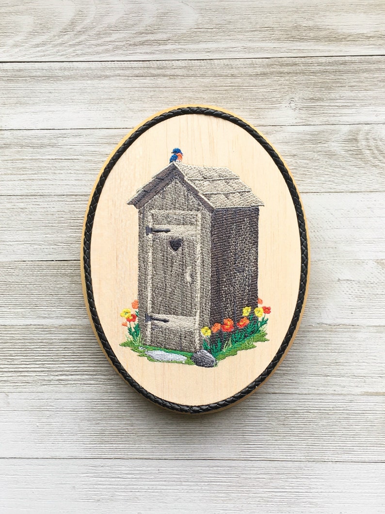 Farmhouse Outhouse Bathroom Wall Decor Cabin Bath Decor Etsy