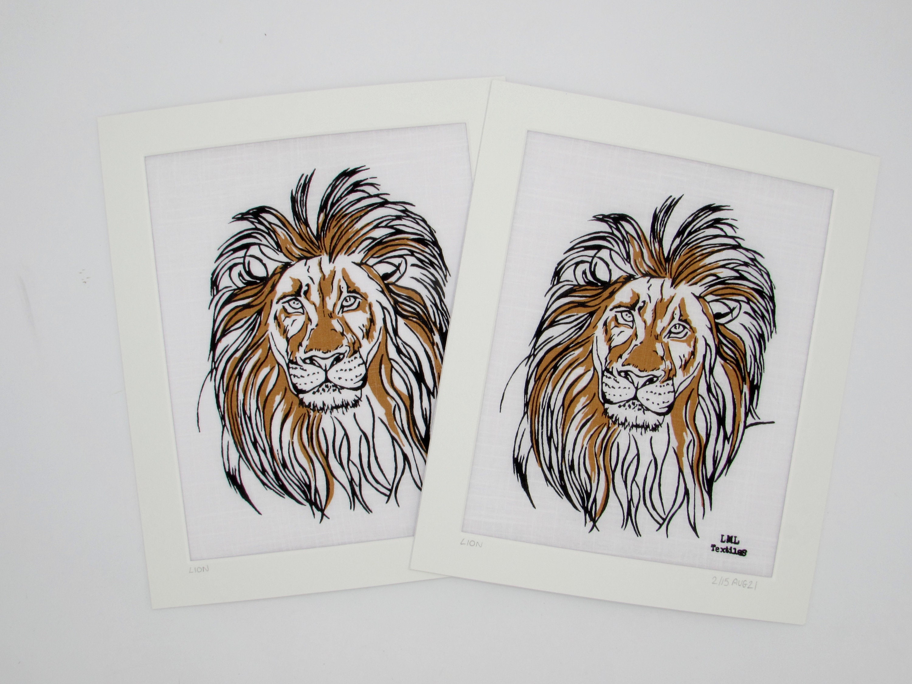 Lion Print Print Animal Lion Screen - Etsy