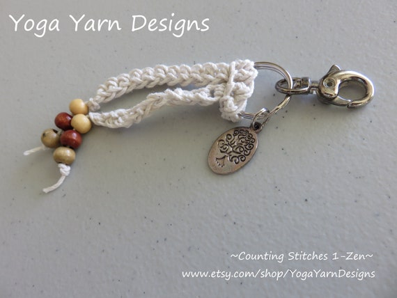 Download Tree Of Life Key Chain Crocheted With Hemp Etsy
