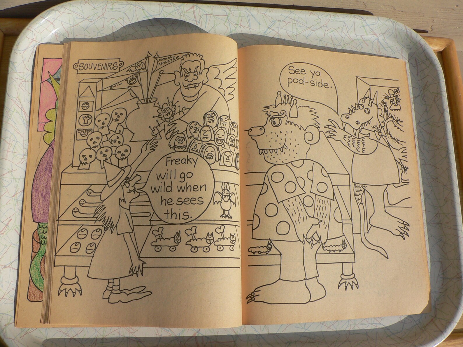 Monster Gallery Coloring Book 1970s Monsters Pinteres vrogue.co