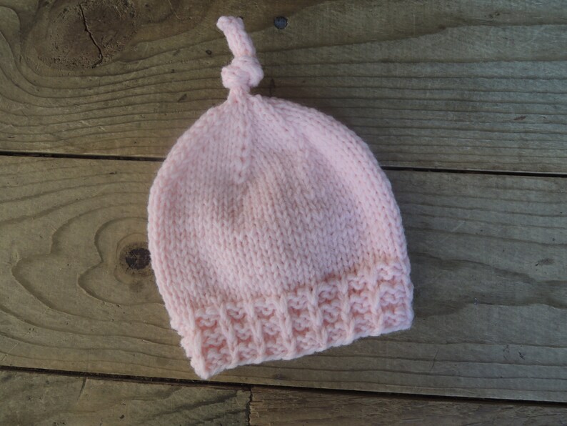 Knitting Pattern Vebs Hat Sized for Newborn Baby - Etsy