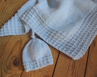 Knitting Pattern - Set - Vebs Hat and Blanket