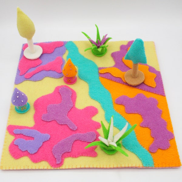 my little world felt play mat set