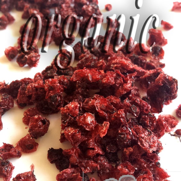 Red currant. Steamed and Dried. Organic. 100g.