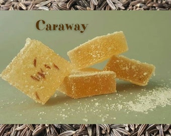 Organic Candy. Caraway jelly. Handcrafted. 5,3oz