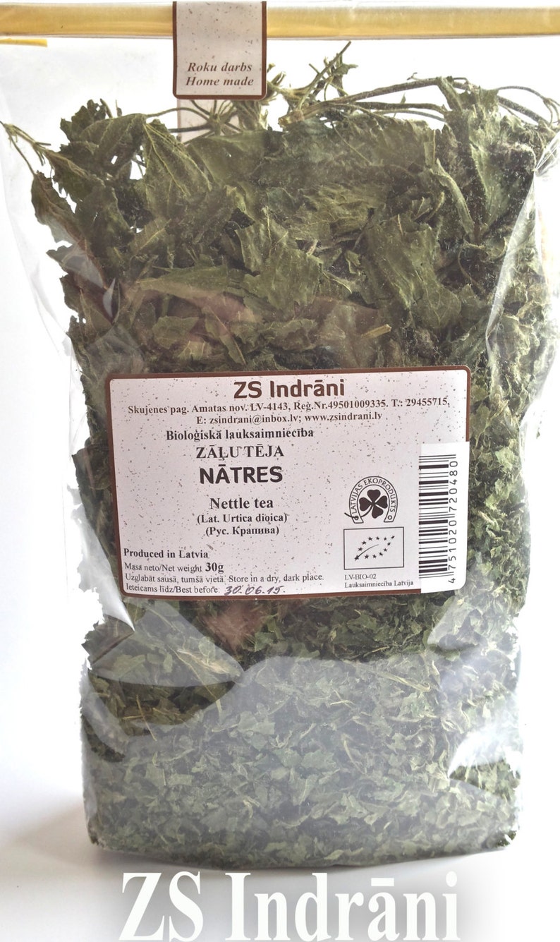 Nettle Dried Organic herbal tea 30g / 1,1oz image 3