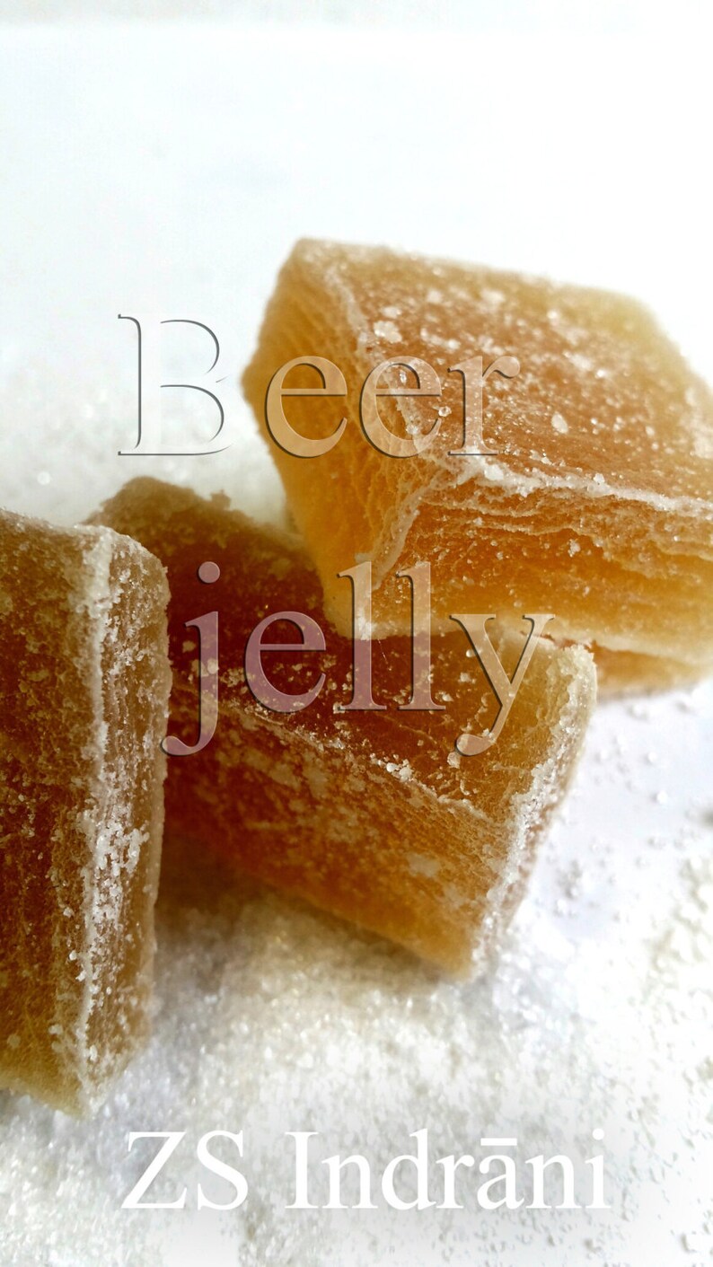 Beer jelly. Handcrafted candy 150g image 1