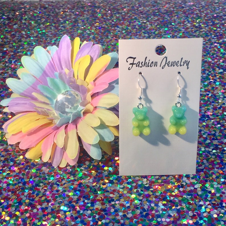 OMBRE GUMMY BEAR Candy Earrings