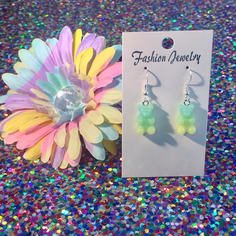 OMBRE GUMMY BEAR Candy Earrings