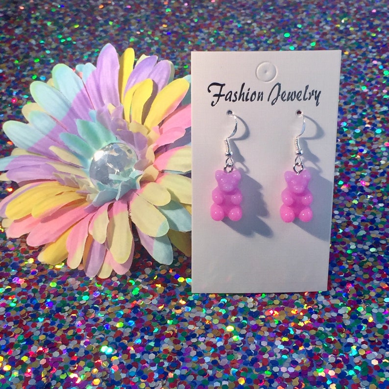 OMBRE GUMMY BEAR Candy Earrings