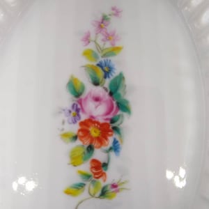 Winrose Collection Hand Decorated in USA Oval Candy Dish