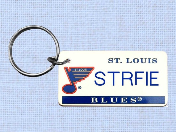 Personalized Saint Louis Blues Keychain Key Ring Key Chain 