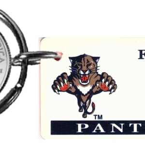 Personalized Florida Panthers keychain - key ring