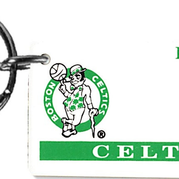 Personalized Boston Celtics keychain - key ring