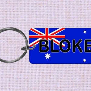 Personalized Australia Country flag keychain