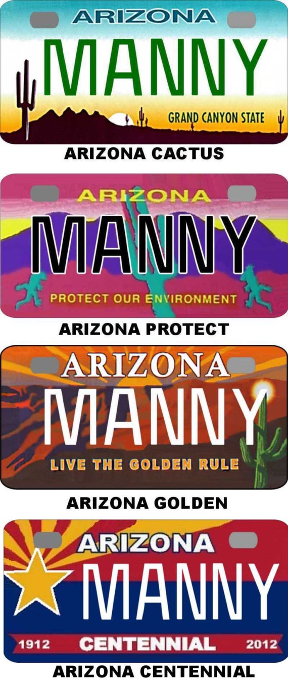 Arizona Personalized Plates >> Personalized Arizona Bicycle Replica License Plate Accessory Overlaminated Arizona Personalized Plates >> Personalized Arizona Bicycle Replica License Plate Accessory Overlaminated