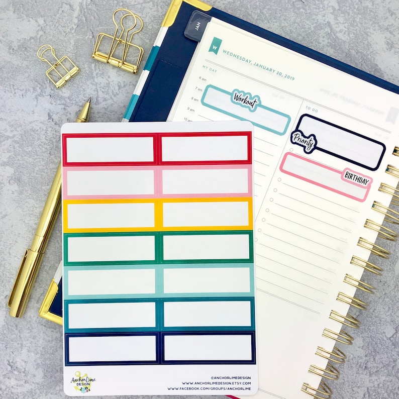 Simplified Planner Planner Sticker Bins Emily Ley A few Line Practical Appointment Rainbow Custom-made image regarding Simplified Planner Emily Ley called Simplified Planner Planner Sticker Packing containers Emily Ley 3 Line Sensible Appointment Rainbow Custom made