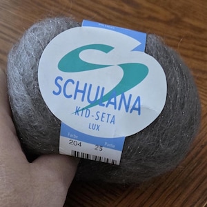 Schulana Kid - Seta Lux~ Super Kid Mohair & Silk with a Strand of Metallic. Knit Crochet Yarn