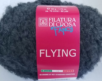 Flying by Filatura Di Crosa Fancy, Soft Alpaca & Wool Boucle Yarn