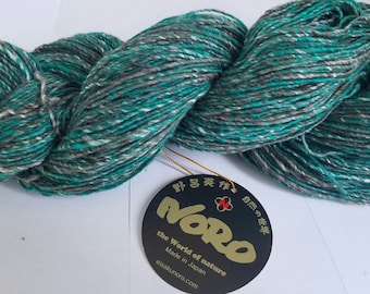 Hilo Noro Kiri, grosor DK, mezcla de seda, lana y mohair, color n.° 22 Nomi