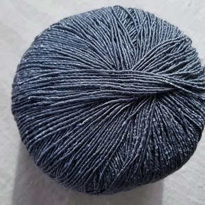 Katia Syros Gray Lace Yarn, Cotton Blend Crochet Thread