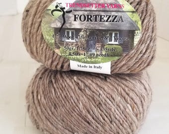 Trendsetter Yarns *Fortezza*  Worsted Weight Wool Blend color #443 lot 4342.
