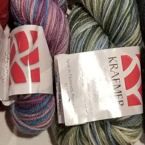 Kraemer Yarn "Sterling Silk and Silver" sock weight 100gr-490yds