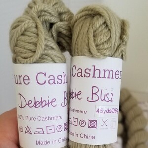 Debbie Bliss *Pure Cashmere* 100 % cachemira ~ Peso peinado