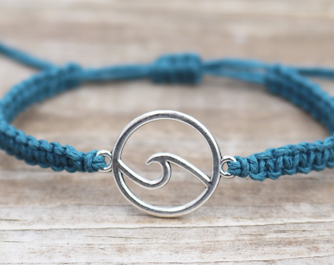 WAVE BRACELET / DEEP ECRU LEATHER