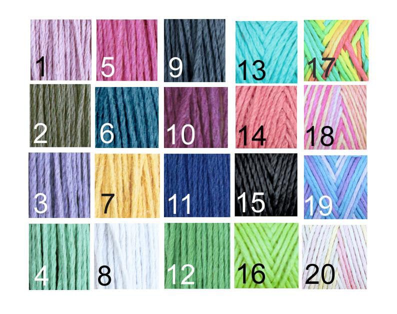 Various colors available for these custom hemp name bracelets. These colors are pink, khaki, violet, mint, pink, teal, yellow, white, grey, burgundy, deep blue, kelly green, aqua blue, coral, black, lime green, a variegated combination of teal, coral, yellow, and green, another variegated combination of pink, orange, and yellow, another variegated combination of purple, pink, and blue, and another variegated combination of light pink, light yellow, and white.