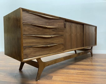 Mid Century Style Sculptural Credenza Sideboard