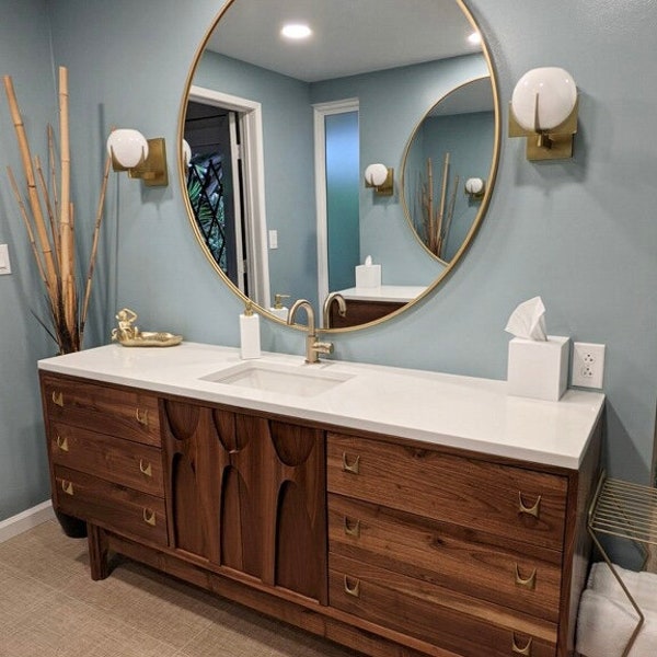 72" Brasilia Style Single Sink Vanity