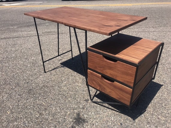 Mid Century Vista Of California Desk Etsy