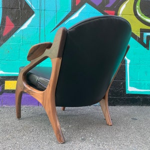 Mid Century Style Boomerang Lounge Chair image 6