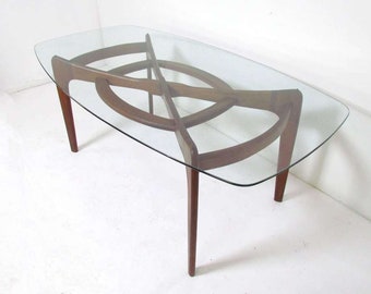 Adrian Pearsall Style Compass Dining Table