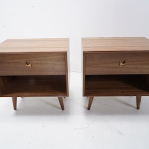 Mid Century Brasilia Style Nightstands image 1