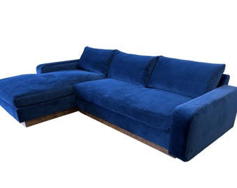 Custom “Nixon” Sofa Chaise – Handcrafted Modern Sectional