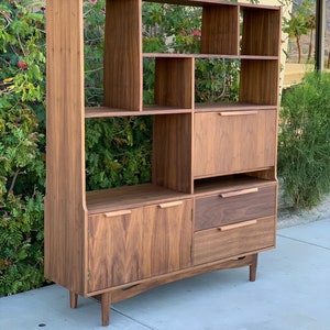 Mid Century Room Divider Wall Unit