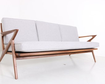 Mid Century Style  "Z" Sofa