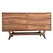 Mid Century Walnut Sculptural Dresser 